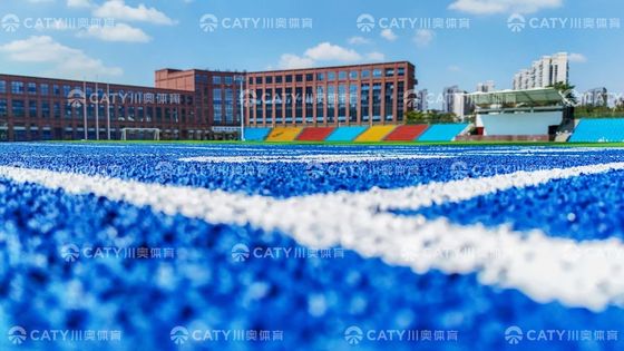 เม็ดยาง EPDM สีฟ้า ทนต่อสภาพอากาศ ทับกระแทกได้ดีสําหรับทางวิ่ง