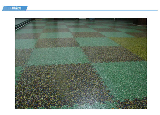 Jigsaw Pattern ยางไม่เป็นพิษ หนัก กีฬา กีฬา Mat เสียงซับซึม ฟิตเนส พื้นการค้า