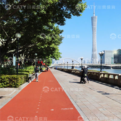 โรงงานติดตั้งถนนวิ่งของจีน ผลิต EPDM ที่ใช้ในทุกสภาพอากาศ