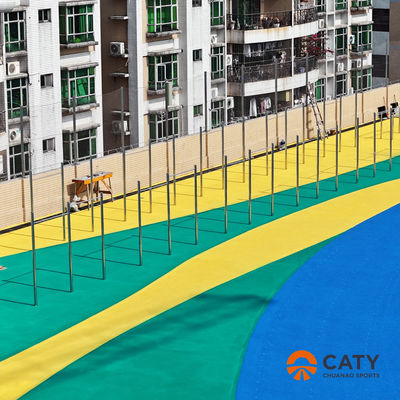 วัสดุพื้นที่เล่นยางที่ทนทาน EPDM SBR ยางยางสําหรับยางการวิ่ง Track & Roof Greening