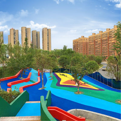 SGS รับรอง ไม่เป็นพิษ สนามเด็กเล่นพื้นความปลอดภัย EPDM สนามกีฬาพื้น EPDM สี ผงพื้น