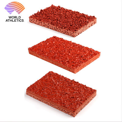 พื้นที่ลานกีฬายางแรงโดยวัสดุเกรดการแข่งขันมืออาชีพ EPDM SBR Granules