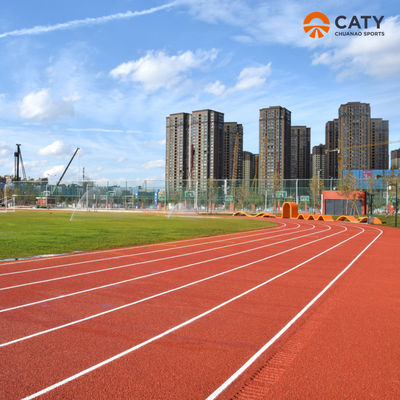 สายวิ่งที่ได้รับการรับรองจาก ASTM ที่ใช้ในทุกสภาพอากาศ พื้นผิวยาง EPDM ทนทานสําหรับการใช้ในกลางแจ้ง