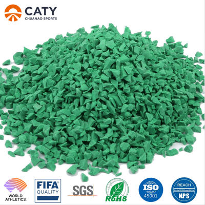 สีหลาย EPDM ยาง Granule Infills สําหรับสนามฟุตบอล สนามฟุตบอล สนามเด็กเล่น สนามวิ่ง