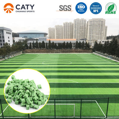 ยอมต่อรังสี UV ฟุตบอลหญ้าเติม Granules EPDM หญ้าเทียม