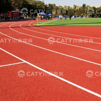 ราคาโรงงาน ป้องกันการแก่ Athletic Running Track ด้านในและภายนอก พื้นที่กีฬาสังเคราะห์