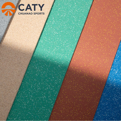 สะดวกต่อสิ่งแวดล้อมของม้วนยางหนา 10 มิลลิเมตรสําหรับพื้นพาณิชย์ที่มี 70% EPDM และ 30% SBR Granules