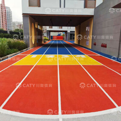 ผิวรถยนต์ยางกัน UV EPDM Granules Rubber Outdoor Rubber Mats สําหรับพื้นที่เล่น