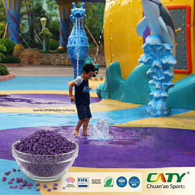 1-3MM 20% Wet Pour EPDM แผ่นยางความปลอดภัยไร้รอย เด็ก สนามเด็ก แผ่นยางสําหรับสวนน้ํา สนามเด็ก