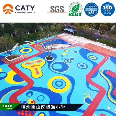กรนูลยาง EPDM ที่ทน UV สีสันดี สําหรับพื้นสนามเด็กเล่นที่กันคลื่น
